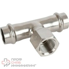 Тройник WAAG Heavy Inox 15-1/2"-15 пресс-ВР