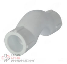 Обводное колено РосТурПласт с муфтой короткое PPR полипропилен 32, белый