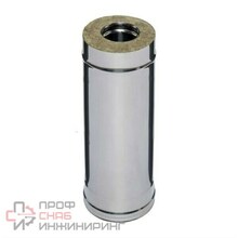 Сэндвич Ferrum 0,5 м (430/0,5 мм + нерж.) DN 80х160