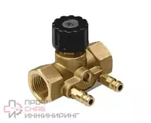 Клапан балансировочный Aquasfera латунь Ду20 Ру16 м/м Kvs2.5 нип 2012-02