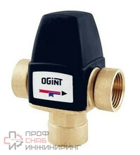 Клапан OGINT смес т/стат лат Ду15 Ру10 м/м Kvs2.1 30-65C в/ниж