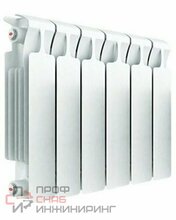 Радиатор биметаллический Rifar Monolit Ventil 350/10, правое подключение, 50 мм (без H-образного узла)