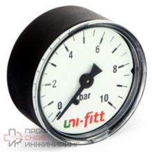 Манометр Uni-fitt аксиальный 6 бар, диаметр 50 мм, 1/4"Н