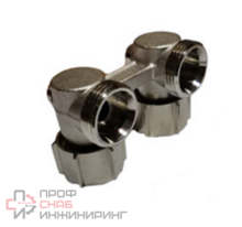 Узел подключения угловой Buderus 3/4'' Kvs 3,5