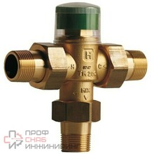 Термосмесительный клапан Honeywell с защитой от ошпаривания, 3/4", 30 - 60 С