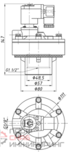 Клапан импульсный Kipvalve SPV-Y-40-DC24V