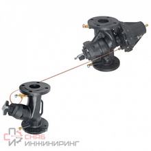 Клапан CIMBERIO балансировочный 125мм, фланц., с тройником cim 3739BDP 125