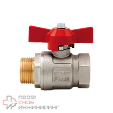 Кран шаровой Itap IDEAL 093 муфта/резьба полнопроходной бабочка 1/2