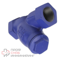 Фильтр сетчатый DN.ru FMY1131PPL-T 3/4" Ду20 Ру16 резьбовой L=100, корпус чугун GGG25, сетка SS304, уплотнение PPL, Y-образный