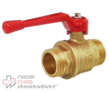 Кран шаровой Баз 11Б27п1 Dn25 Pn40 нр/нр рычаг, серия Standart