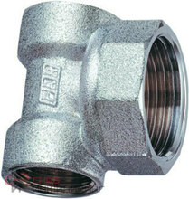 Тройник FAR конц. хром. для коллекторов 1"ВР х 1/2"ВР х 1/2"ВР