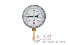 Термометр BD ТБ биметаллический100Т/100 (0-160С)  G1/2, 1,5 рос