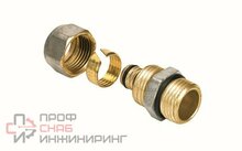 Переходник 16-3/4", Henco A, 1, обжим-резьба, нар., латунь
