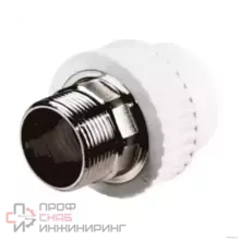 Муфта РосТурПласт PP-R бел комб п/ключ Дн40х1 1/4" НР 10668