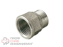 Переходник Tiemme 1' х 1/2' внутренняя резьба-наружная резьба никелированный