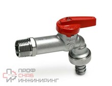 Кран шаровой водоразборный Ду15 Ру10,5 р/штуцер бабочка Giacomini