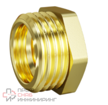 Футорка LD Pride DN15х8 (1/2" НР х 1/4" ВР) латунь