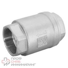 Обратный клапан муфтовый прямой нержавеющий Newkey, AISI304 DN40 (1_1/2")  (CF8)  PN40