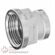 Муфта переходная Баз МП 1/2Вх3/4В МП 15В/20В никель