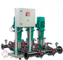 Насосная станция пожаротушения Wilo CO 4 MVL 3202/SK-FFS-R-CS