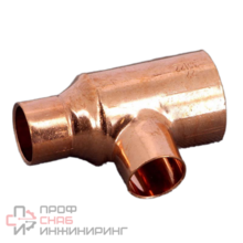 VIEGA Тройник под пайку медь редукционный 35 х 22 х 22, модель 95130