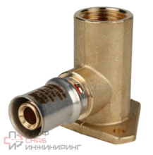 Угольник-пресс настенный с креплением удлинённый тип SFP-0012, Stout Ду16х1/2