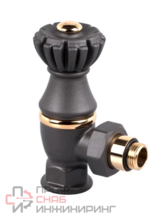 Клапан SR Rubinetterie угловой серия "Liberty" 1/2"х3/4", цвет антрацит