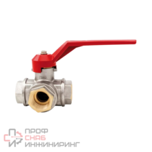 Кран шаровой Itap ВВ 1'1/2 3-ходовой тип L ручка