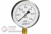 Манометр ЭКОМЕРА МД02-100мм (0...1 МПа) М20х1,5 кл.точн. 1,5