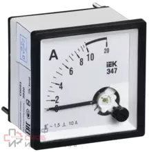 Амперметр IEK Э47 72х72мм 10А кл. точн. 1.5 IPA10-6-0010-E