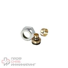 Резьбовое соединение SR Rubinetterie для многослойной трубы Ø15,5/16-20x3/4”E, цвет хром