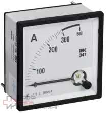 Амперметр IEK Э47 72х72мм 300/5А кл. точн. 1.5 IPA10-6-0300-E