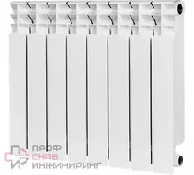 Радиатор отопления Stout SRB-3310-050008 TITAN 500 8 секций радиатор биметаллический боковое