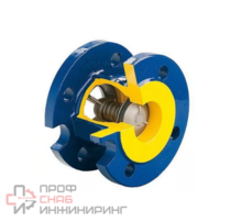 Клапан обратный чугунный пружинный 402A Ду65 Ру16 фланцевый Zetkama