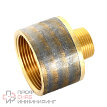 Переходник, Viega, R2 модель 3242, НВ, 3/4"x1 1/2", бронза