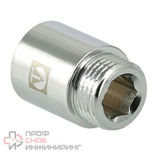 Фитинг Valtec VTR.198.C.0570 резьбовой – удлинитель хромированный