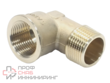 Угольник Sanha 3000 90° 3/4"-3/4" резьба-резьба, внутренняя- наружная бронза