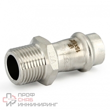 Муфта пресс-Н Uni-fitt 18 х 3/4", нержавеющая сталь