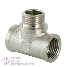 Фитинг Valtec VTR.132.N.0005 резьбовой – тройникс переходом на наружную резьбу