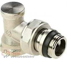 Клапан настроечный MVI TR.111.04 угловой с самоуплотняющимся кольцом 1/2"