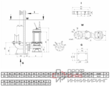 Канализационный насос Wellmix 65WQ2-25-32-5.5/2_380V