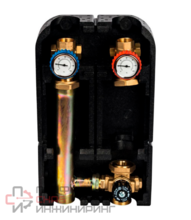 Насосная группа Stout с термостатическим смесительным клапаном 1" без насоса