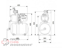 Насосная станция Grundfos JP 4-47 PT-H SCHUKO HU