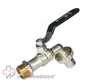 Кран шаровой SANTREK AQUA Base 1/2" с носиком руч PN 15