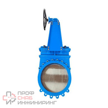 Задвижка Benarmo шибер чуг м/фл Ду500 Ру10 2/ст ред п/эл NBR 1140RA