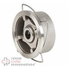 Клапан обратный тарельчатый GENEBRE 2415 08 DN040 PN40, корпус - CF8M, диск - CF8М, М/Ф