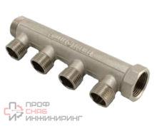 Коллектор General Fittings 3/4"в.р-н.р. - 4 - 1/2" н.р.