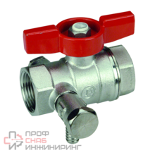 Кран шаровой с вн./вн. резьбой и сливом 1/2" Giacomini