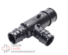 Тройник 32-25-25, WAAG Xpand, обж.кольцо-обж.кольцо, полифениленсульфон