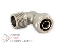 Угол обжимной-Н 26 х 3/4' никелированный Uni-fitt